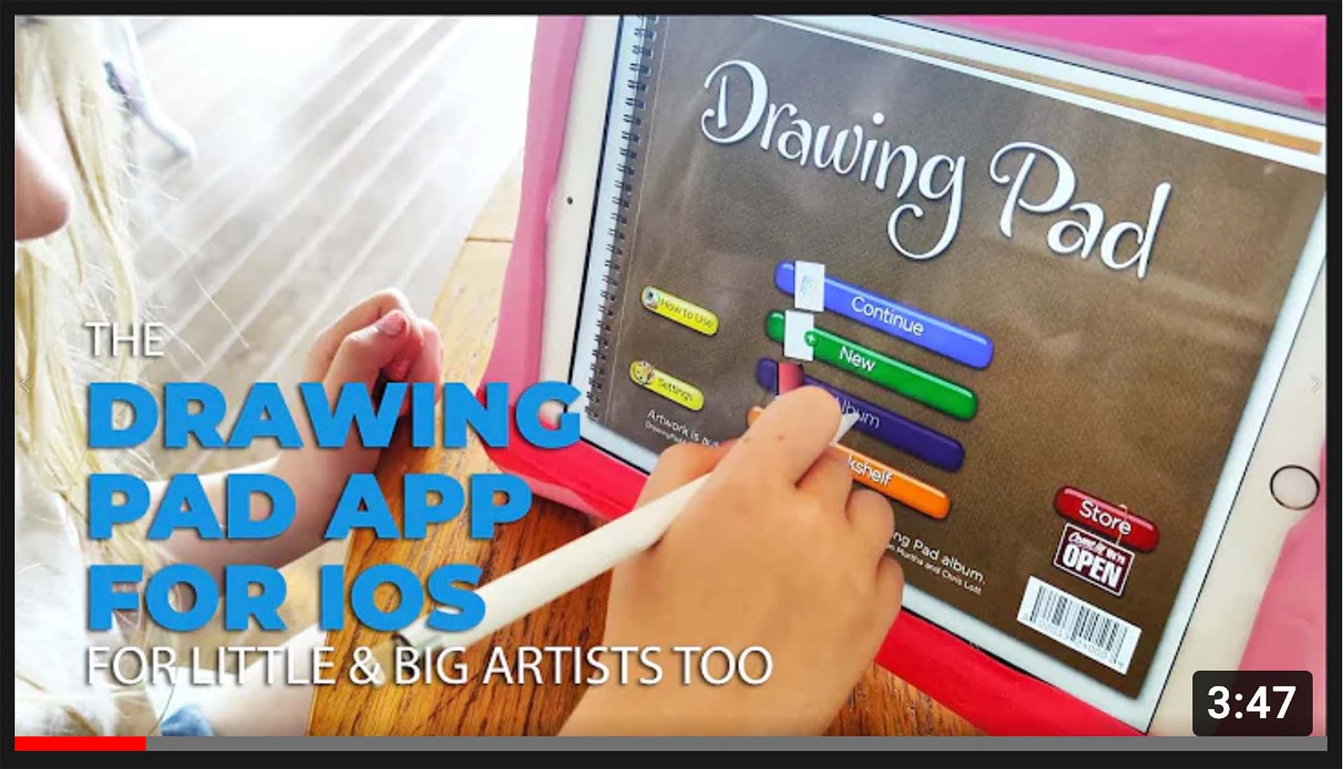 Load video: Review of Drawing App for Kids