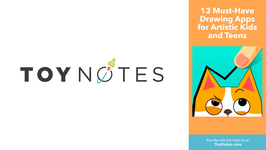 ToyNotes.com lists Drawing Pad as a "MUST HAVE" Drawing App for Artistic Kids and Teens